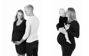 Gravidfoto med familie